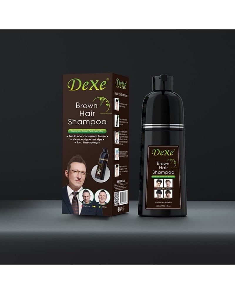 קאווה קאווה שמפו צובע DeXe צבע חום