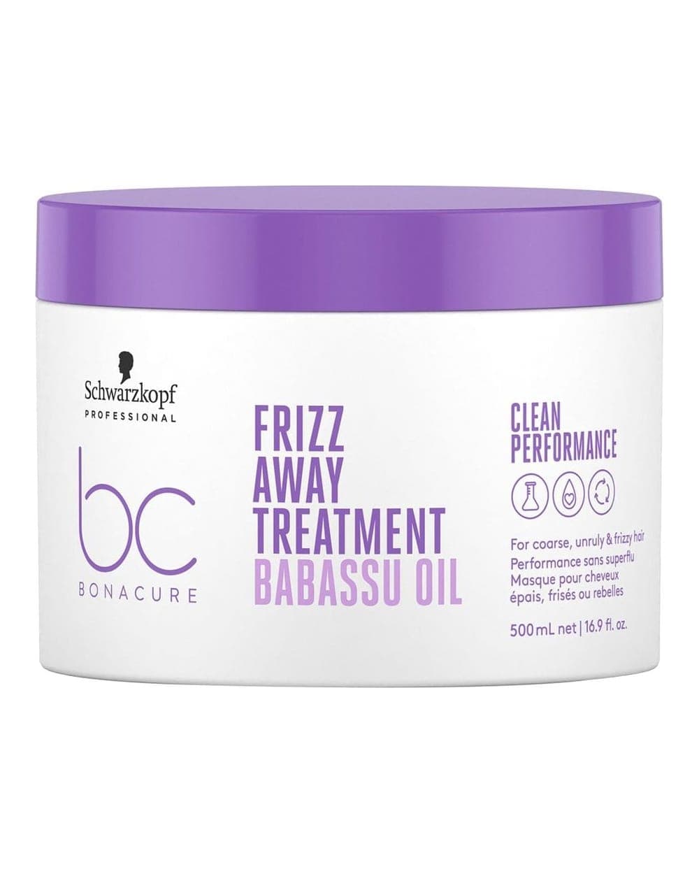 שוורצקופף BC Frizz Away מסכה לשיער מקורזל ופריזי 500 מ"ל
