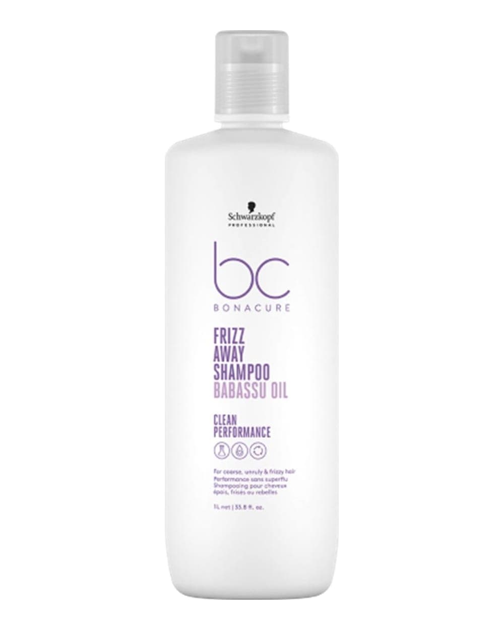 שוורצקופף BC Frizz Away שמפו מחליק לשיער פריזי 1000 מ"ל